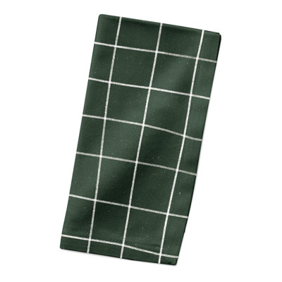 Ilham Cotton Blend Gingham Square Napkin