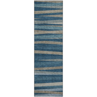 Premium Machine Washable Naglee AMF997 Stripes Rug
