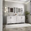 Ensemble de meuble-lavabo mural 80 po