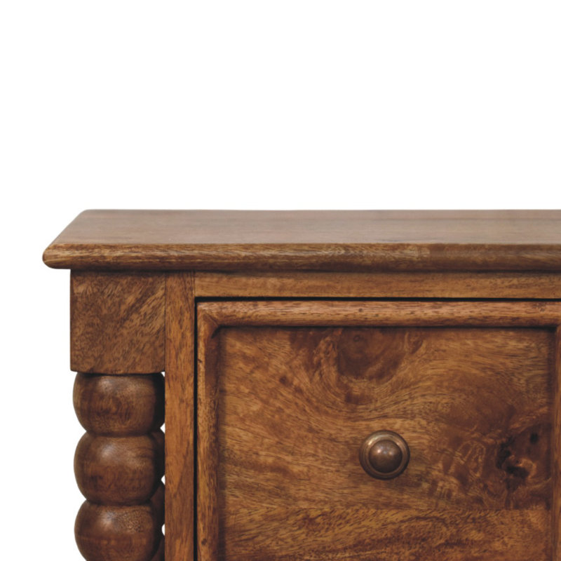 40cm W Solid Wood Bedside Table