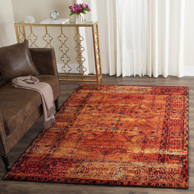Tapis oriental orange Scheinuk