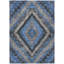Tapis bleu intérieur / extérieur lavable à la machine Xhevrie-1624025505