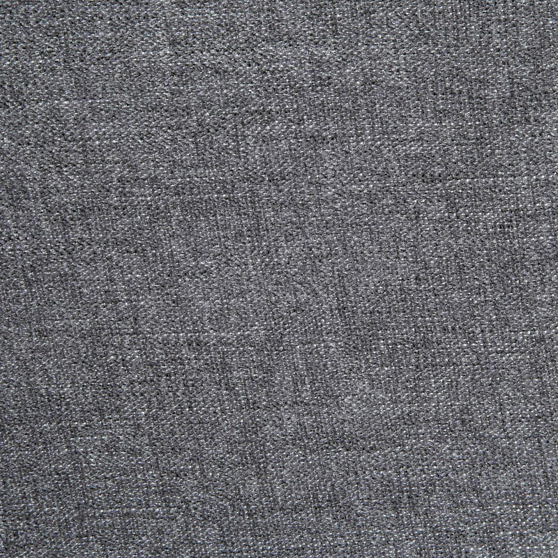 Causeuse à accoudoirs carrés 52,38 po Araujo, Chenille gris foncé