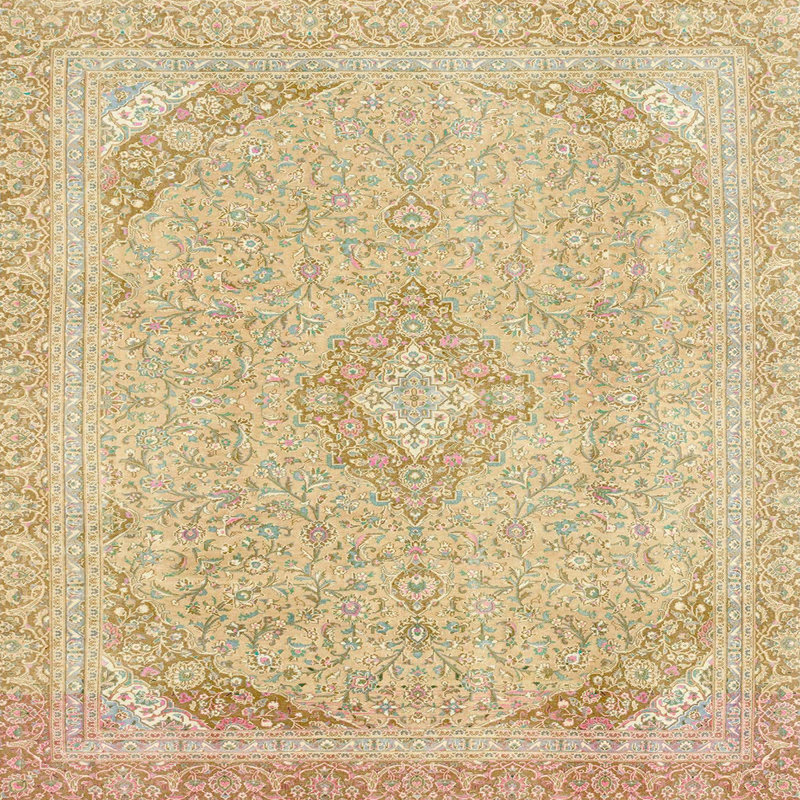 Tapis abstrait moderne 2118, Carré 8 pi