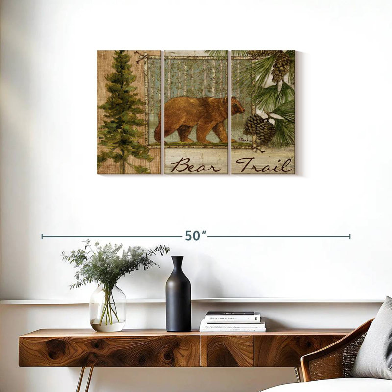 Sentier des ours, H 20 po x l 33 po