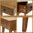 Acacia Crantor Mid-Century Modern 1 - Drawer Solid Wood Nightstand-307125699