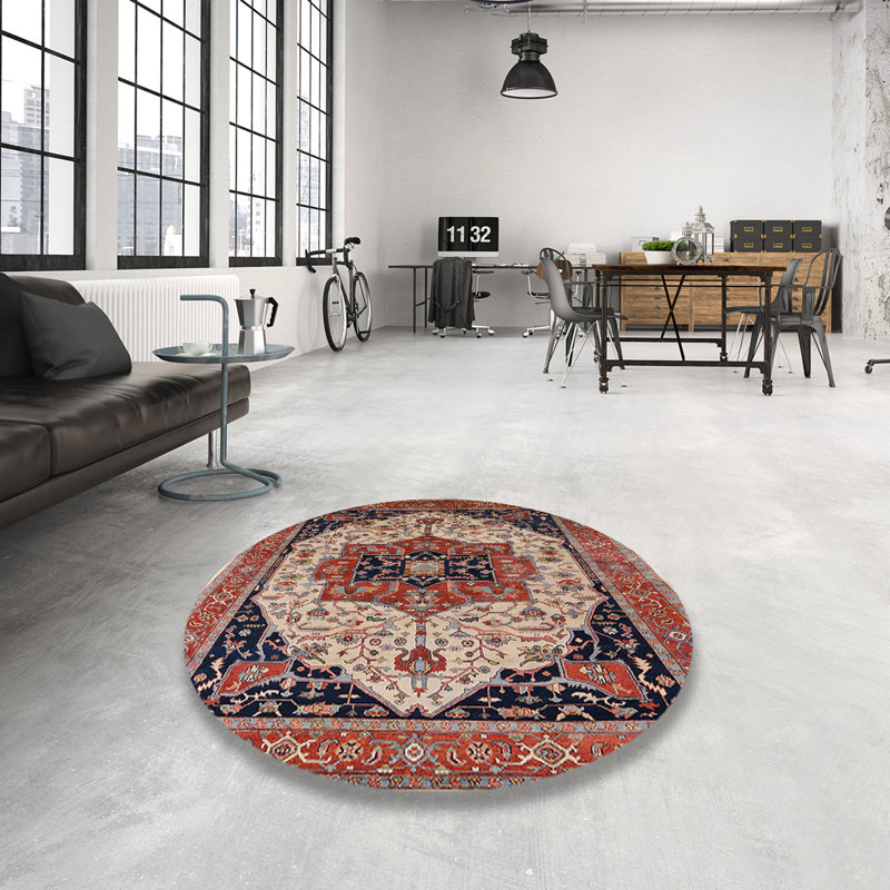 Oriental Indoor Rug, Round 3'