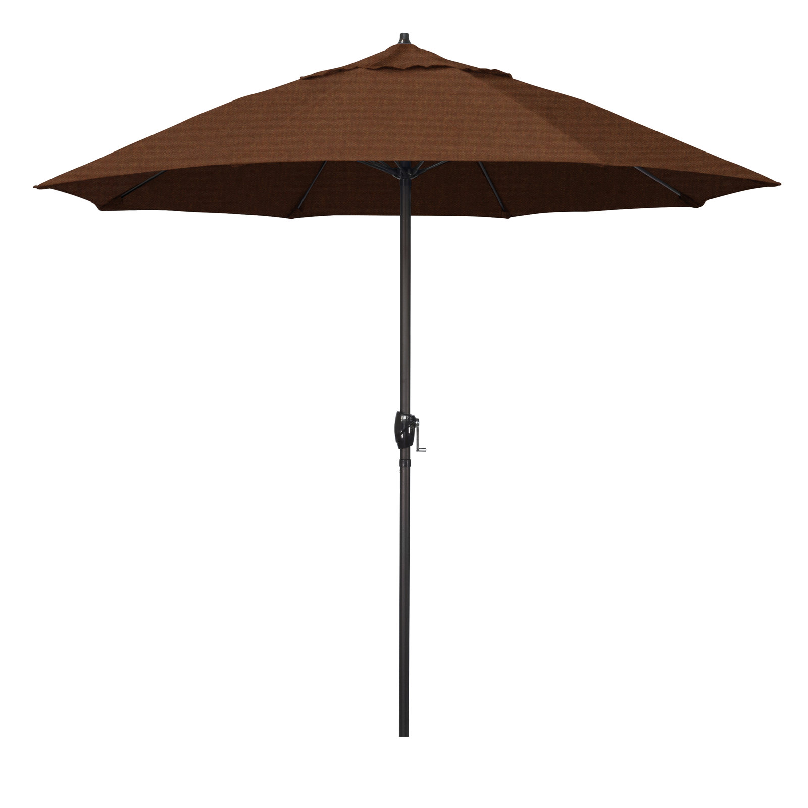 Deshaun 9' Market Sunbrella® Umbrella, Heather Teak Sunbrella®