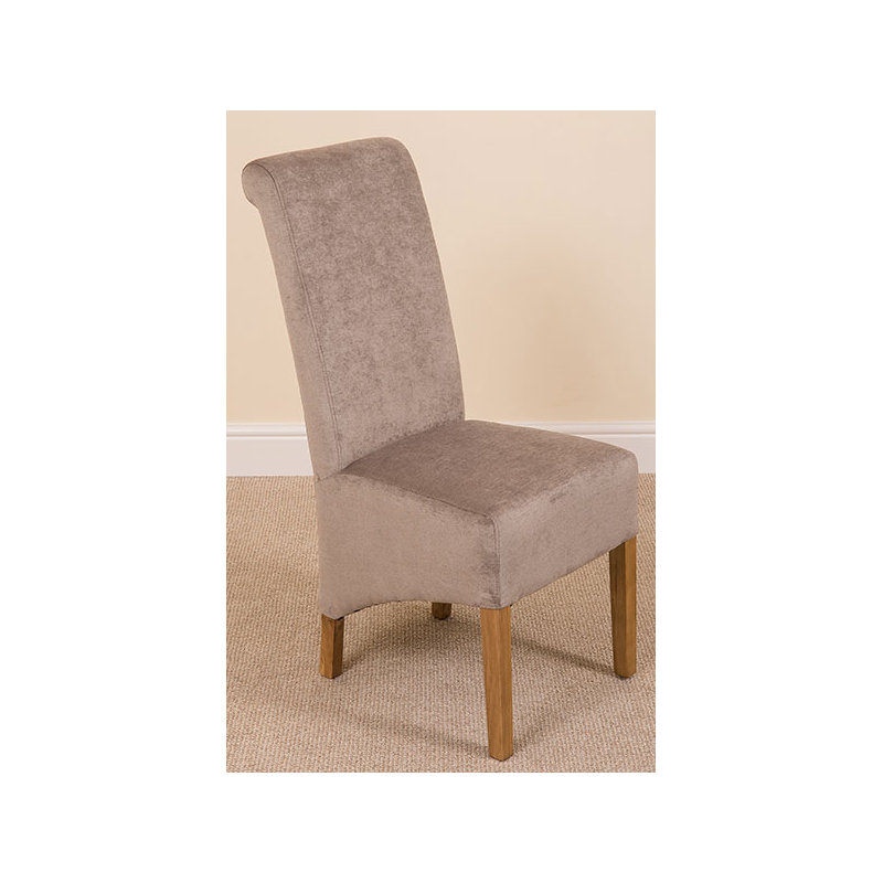 48cm H Fabric Upholstered Side Chair, Grey