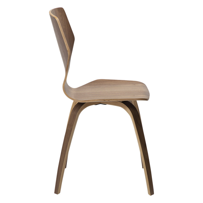 S:I.T 47cm H Side Chair in Brown, Walnut