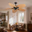 Ventilateur de plafond tropical de 52 pouces avec 5 pales Palm Tree Palm Island