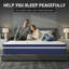 Matelas hybride en mousse à mémoire de forme moyenne de 8 pouces - Garantie de 10 ans-568942400-568942410