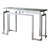 52'' Glass Top Console Table-206392910