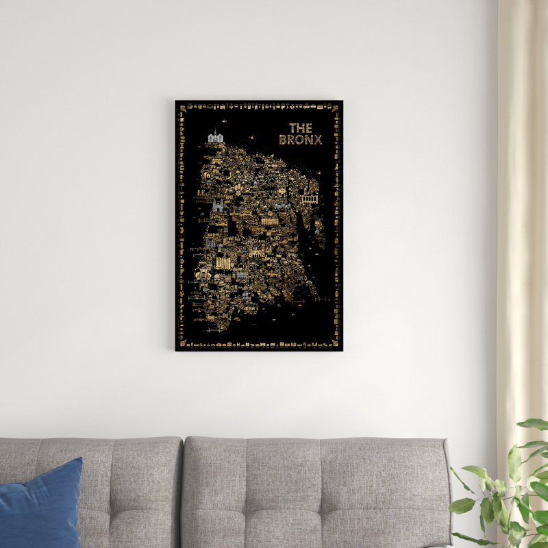 " Glam New York Collection-Bronx " by Rafael Esquer, 30" H x 20" W