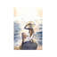Woman On A Rock - Wrapped Canvas Painting-1347582213