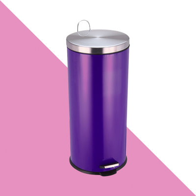 Steel Rubbish Bin - 30L