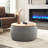 Round Storage Ottoman-1622729485