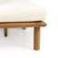 Canapé d'extérieur en bois d'acacia massif avec coussins hydrofuges Laguna