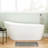 66" Sheba Acrylic Slipper Tub
