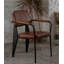 Chaise de salle à manger avec dossier et accoudoirs American Retro Ironwork