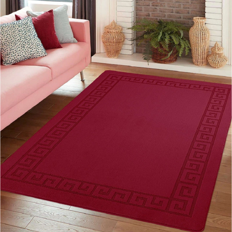 Solid Colour Indoor / Outdoor Area Rug, Rectangle 60 x 110 cm
