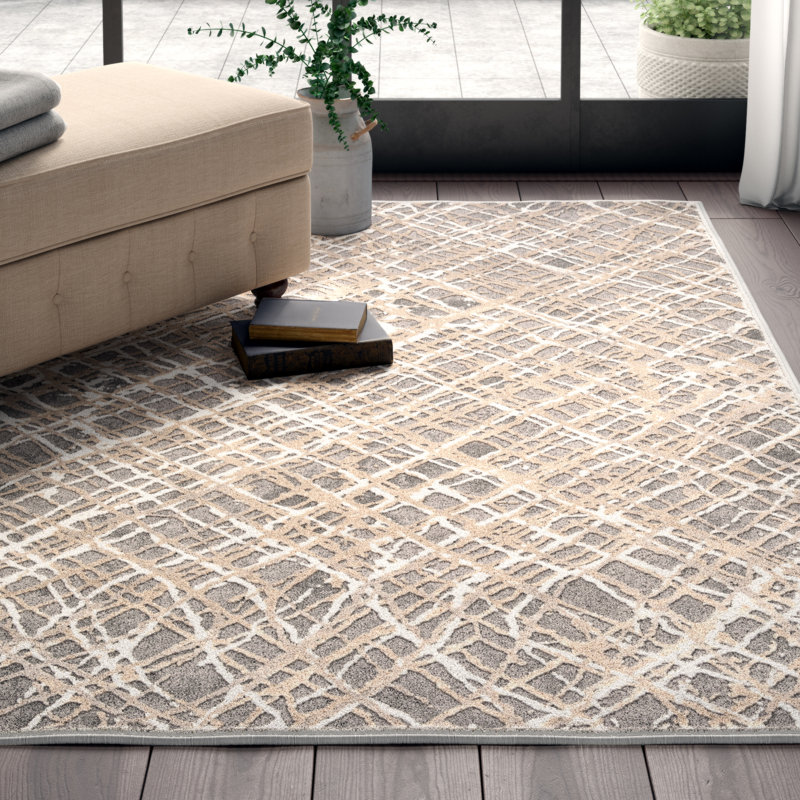 Bridgeton Abstract Indoor Rug, Rectangle 6'7" x 9'6"