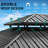Outdoor Metal Hardtop Patio Gazebo with Privacy Curtain and Mosquito Netting-88547959