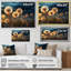Sunset Dandelion Field IV - Floral Canvas Prints-1031487288-1031487282