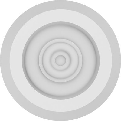 Standard Grayson Bullseye Rosette with Beveled Edge