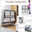 Lit pliable avec matelas et housse de rangement, portable et confortable pour les adultes-809381054-833112329