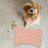 Purple Glitter Orange - 1 Piece Bone Shape Feeding Mat