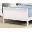 Lit simple blanc de style traditionnel avec tête de lit et rails de meubles de chambre à coucher-1622156059-1622156060
