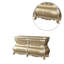 Commode double 6 tiroirs l 75 po