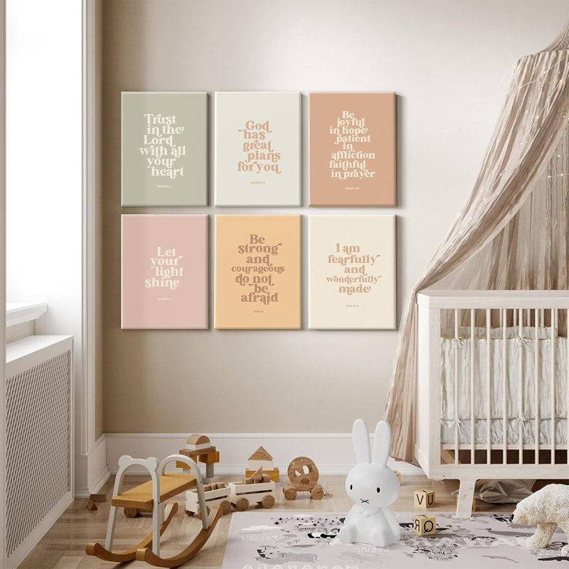 6 Piece Wrapped Canvas Print