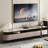 Simple coffee table TV stand side cabinet combo