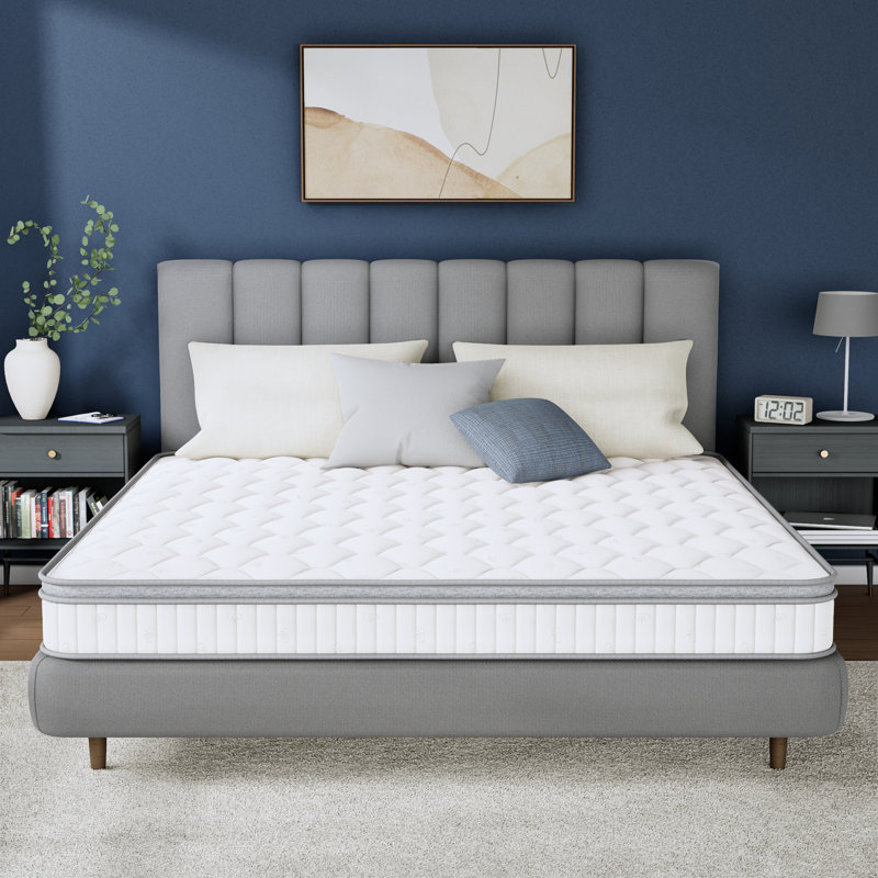 8"Medium Cooling Gel Hybrid Mattress, 8", Full