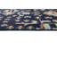 Tapis oriental bleu marine Tribal 8 x 10