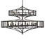 Lustre géométrique de style bougie à 20 lumières Phoenix-28638678
