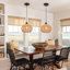 1 - Light  Rattan Farmhouse Bohemian Single Globe Pendant