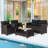 Anaan 8 - Person Patio Conversation Set with Cushions-1349233271