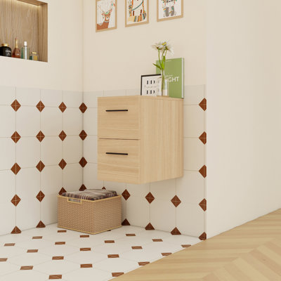12" Floating Bathroom Vanity Drawer Base