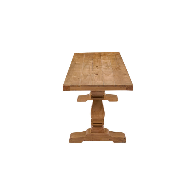 Ensemble de table de salle à manger en bois massif récupéré, 8 pièces: table, 6 chaises, banc, Naturel, Noir