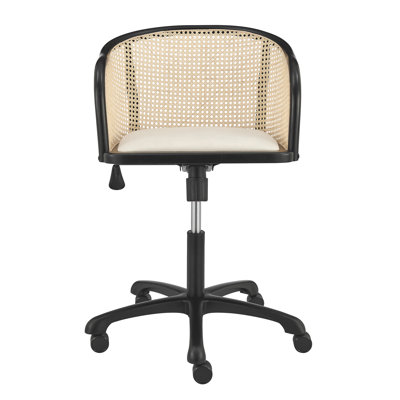 Chaise de travail en velours Nakita