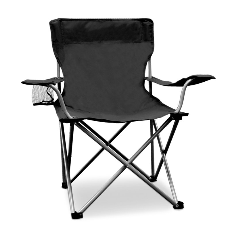 Folding Tailgate Camping Quad Chair, Black