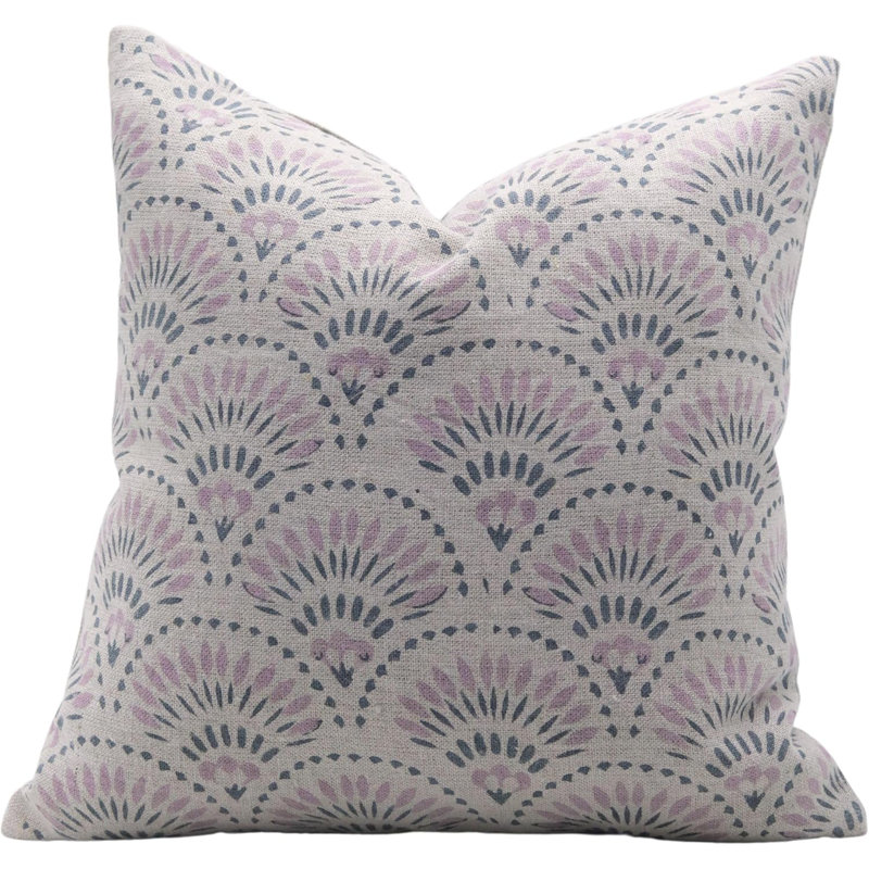 Housse de coussin Fab divine - Taie d'oreiller à imprimé traditionnel, Shubharambh, H 20 po x l 12 po