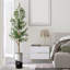 Arbre artificiel dans un pot de fleurs moderne, décoration d'arbre en soie d'olivier artificiel (pot et arbre)-938195085-925170724