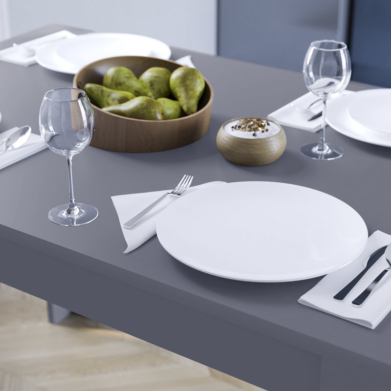 Iriemi Dining Table, 74cm H x 117cm L x 76.5cm W, Grey