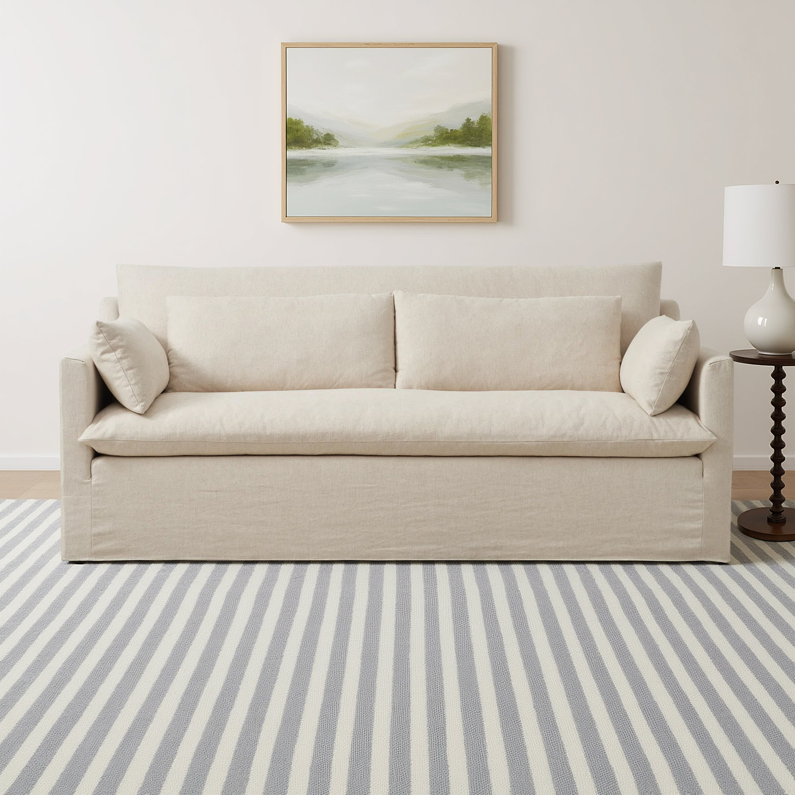 Capella 87.75'' Upholstered Sofa