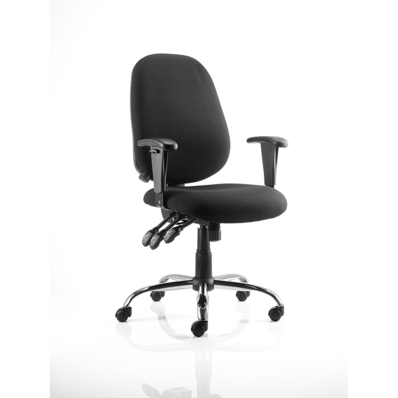 Symple Stuff Braga Task Chair, Black