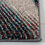 Tapis beige / bleu à motif abstrait Vilica-1062650172